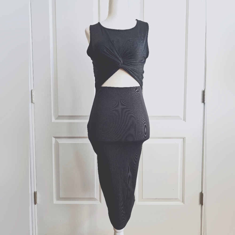 Saints 21 Black Cut-Out Dress XS